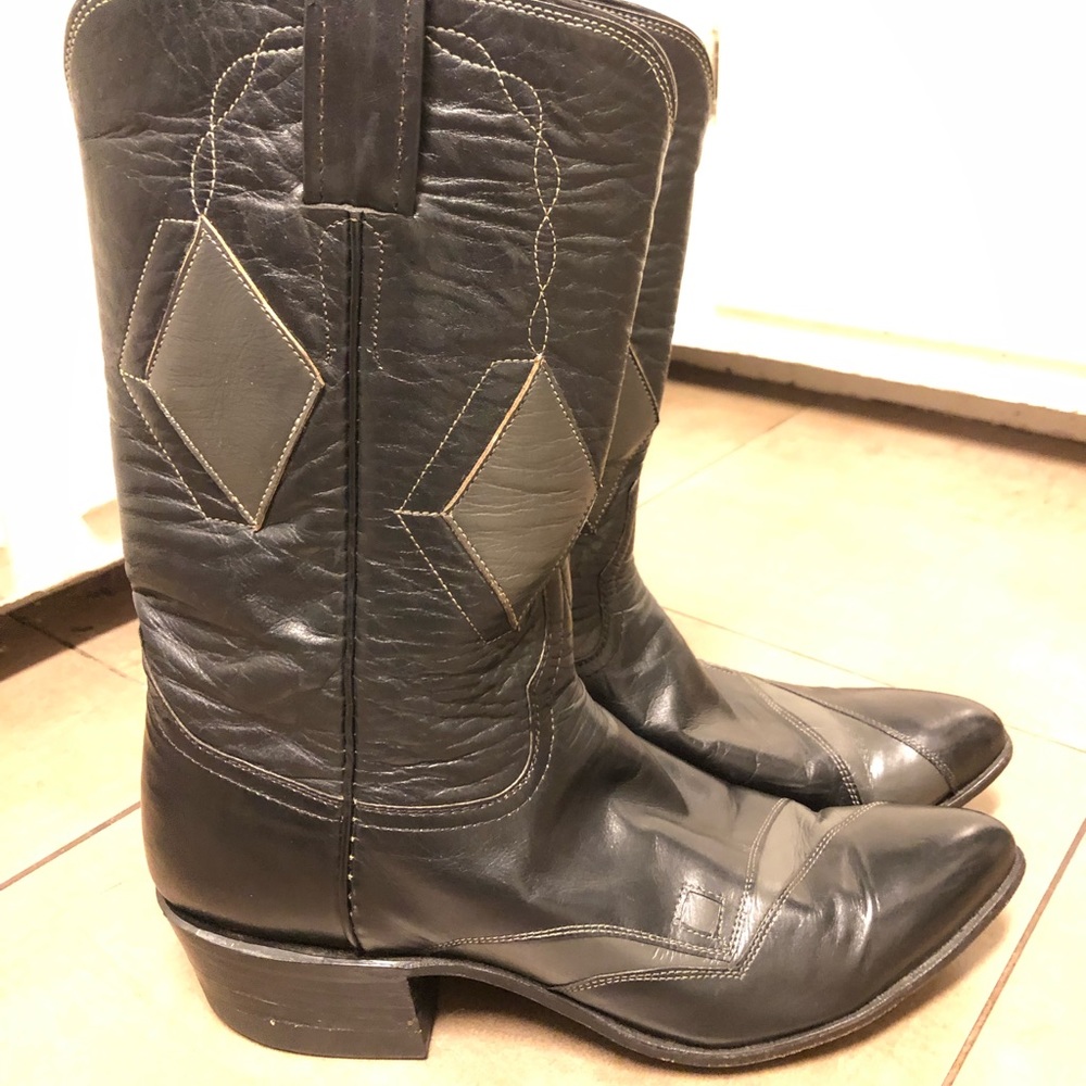Laramie Handmade vintage cowboy boots size 7